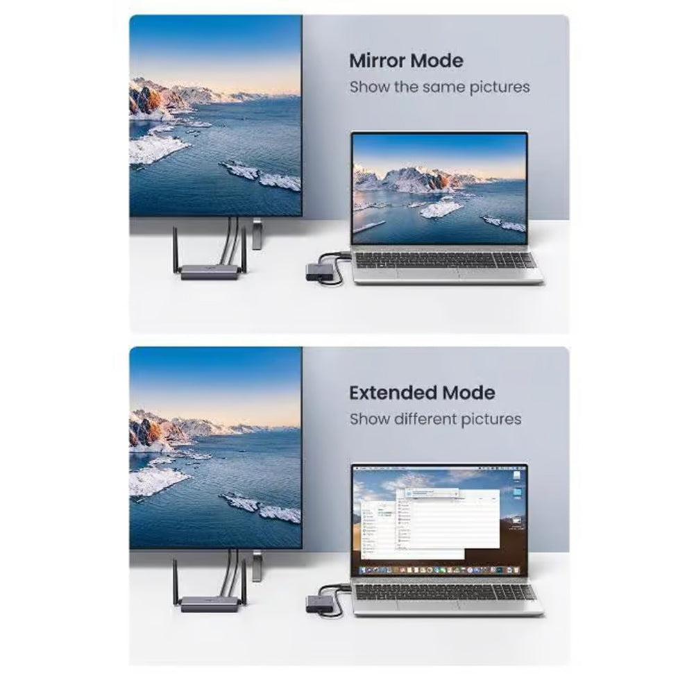 Extender Wireless HDMI UGREEN CM506, 1080P, Grigio