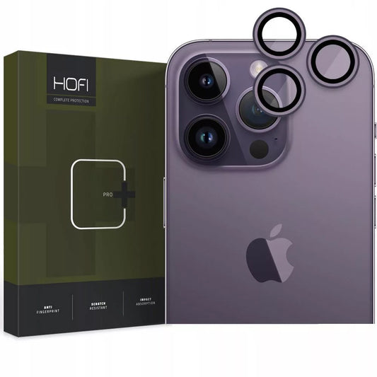 Pellicola protettiva per fotocamera posteriore Tech-Protect CamRing Fit+ per Apple iPhone 14 Pro Max / 14 Pro, Vetro Temperato, Viola