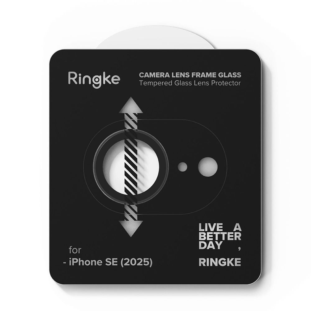 Pellicola Protettiva Posteriore Ringke per Apple iPhone 17e / 16e, Vetro Temperato, Set 2 pezzi, Nera