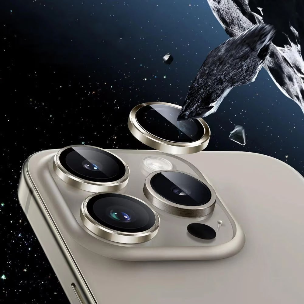 Pellicola protettiva per Fotocamera Posteriore Tech-Protect CamRing Fit+ per Apple iPhone 17, Vetro Temperato, Nera