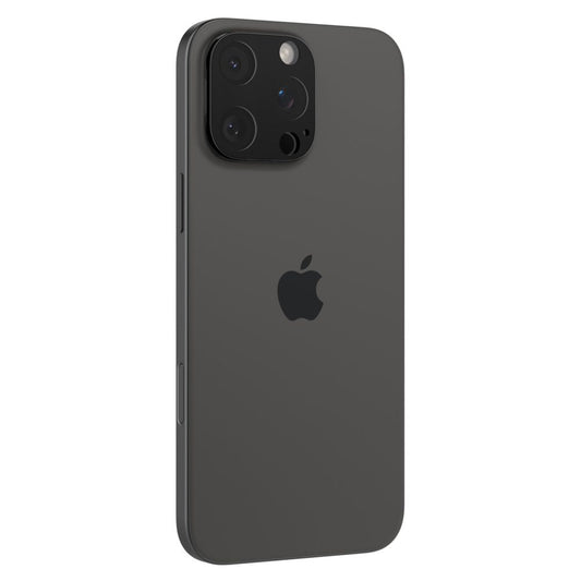 Spigen Optik Pellicola protettiva della fotocamera posteriore per Apple iPhone 15 Pro Max / 15 Pro, protetta dal vetro, completamente incollata, set di 2 pezzi, nero AGL05273