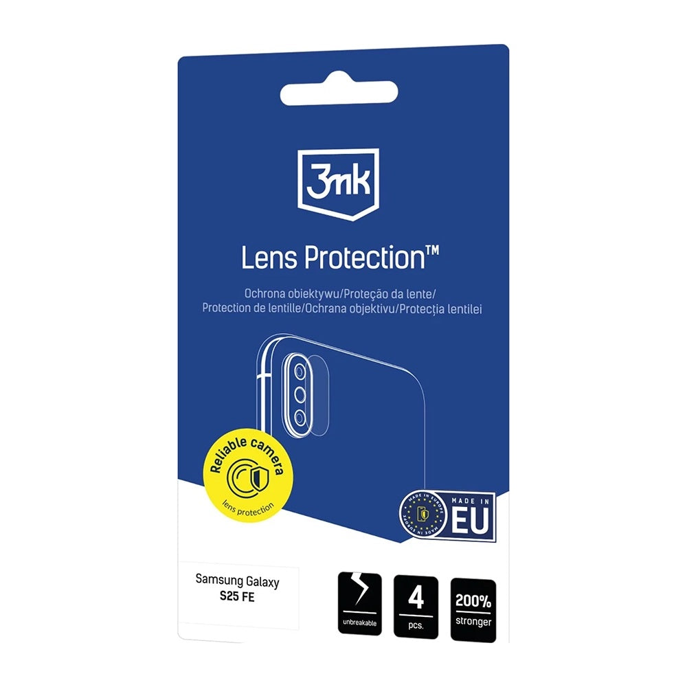 Pellicola Protettiva Posteriore 3MK Protection per Motorola Moto G06, Vetro Temperato, Set 4 pezzi, Trasparente
