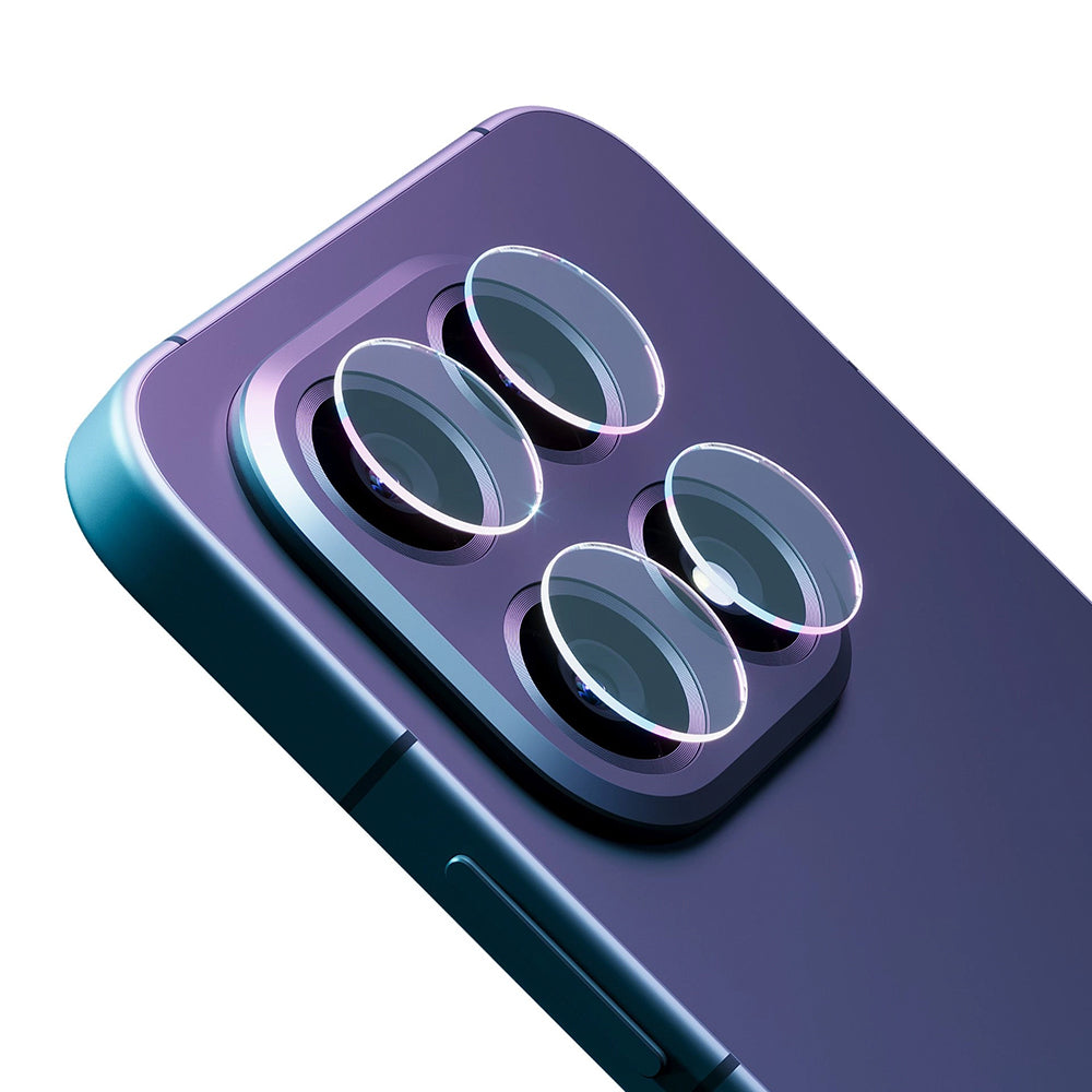 Pellicola protettiva Camera Posteriore 3MK Protection per Xiaomi Poco F8 Ultra, Vetro Temperato, Set 4 pezzi, Trasparente