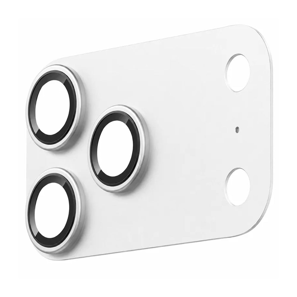 Pellicola protettiva per fotocamera posteriore Blueo Integrated Metal per Apple iPhone 18 Pro Max, vetro temperato, argento
