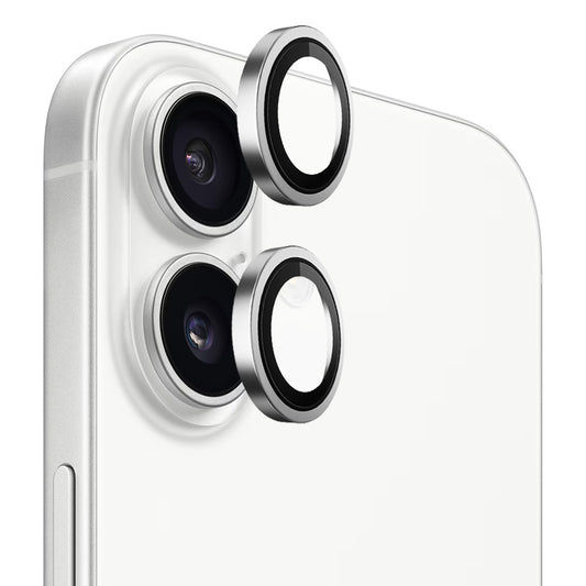 Pellicola Protettiva Posteriore Blueo Metal Frame per Apple iPhone 17, Vetro Temperato, Argento