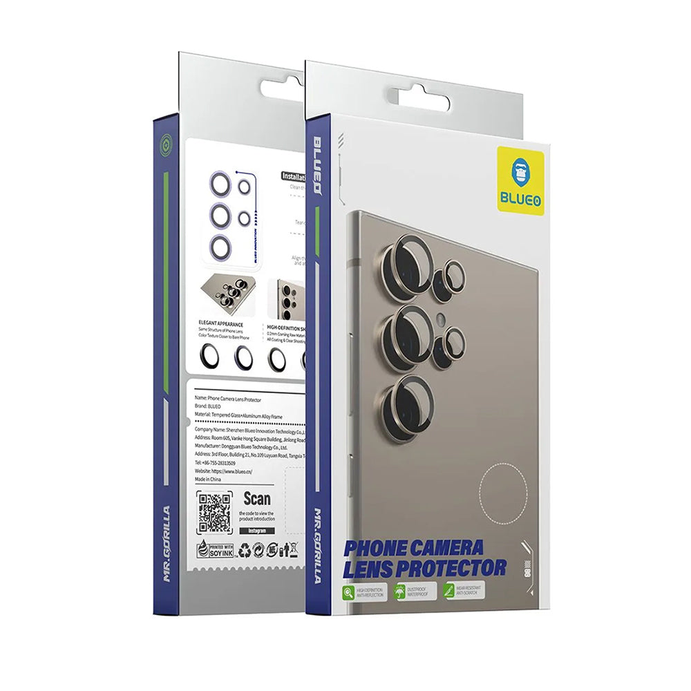 Pellicola protettiva per fotocamera posteriore Blueo per Samsung Galaxy Z Fold8 F971, vetro temperato, argento