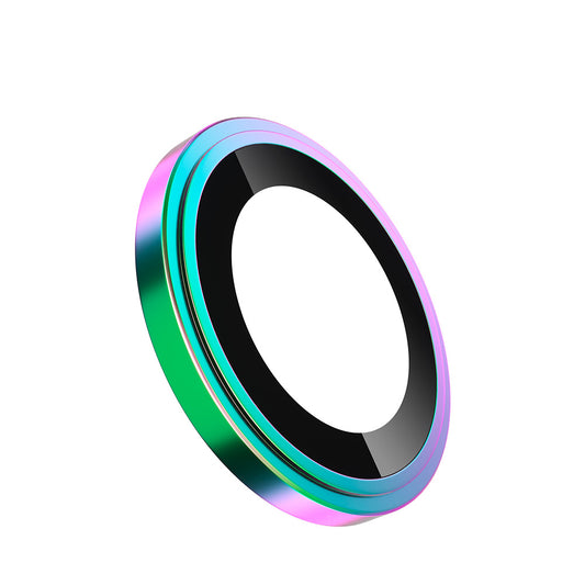 Pellicola protettiva per fotocamera posteriore Blueo Sapphire Crystal per Apple iPhone 16 Pro Max / 16 Pro, vetro temperato, multicolore