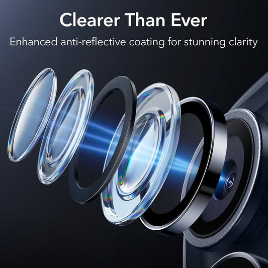 Pellicola Protettiva Posteriore ESR Armorite per Apple iPhone 17 Pro Max / 17 Pro / 16 Pro Max / 16 Pro, Vetro Temperato, Blu