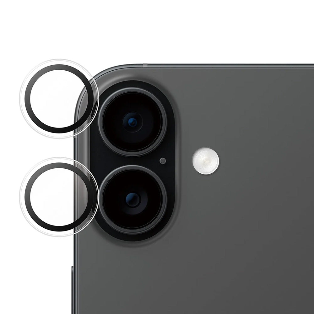 PanzerGlass Safe Rear Camera Protector. for Apple iPhone 17 / 16 Plus / 16, Tempered Glass, Transparent