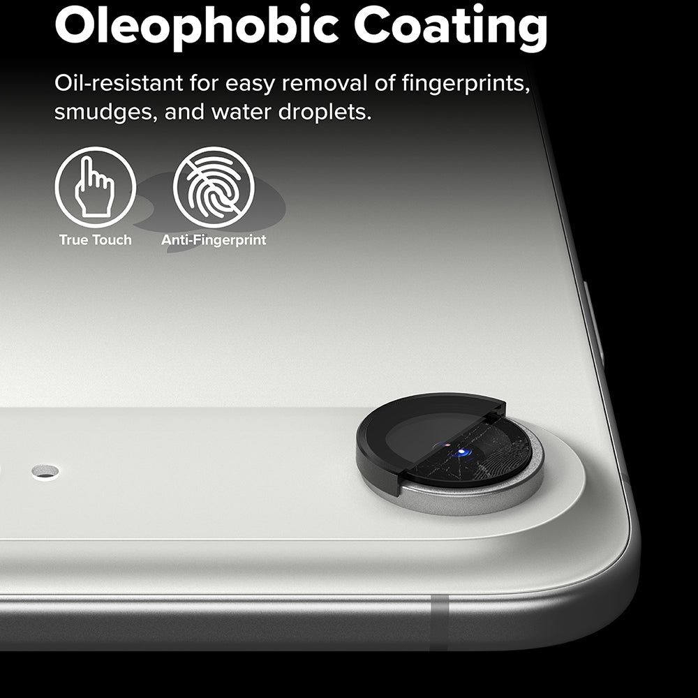 Pellicola Protettiva Posteriore Ringke per Apple iPhone 17 Air, Vetro Temperato, Nero