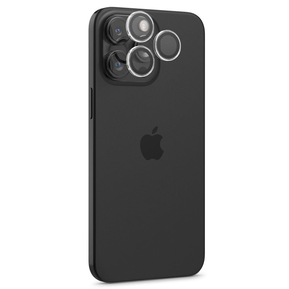 Pellicola Protettiva Posteriore Spigen GlastR EZ FIT Optik Pro per Apple iPhone 17 Pro Max / 17 Pro, Vetro Temperato, Set 2 pezzi, Trasparente