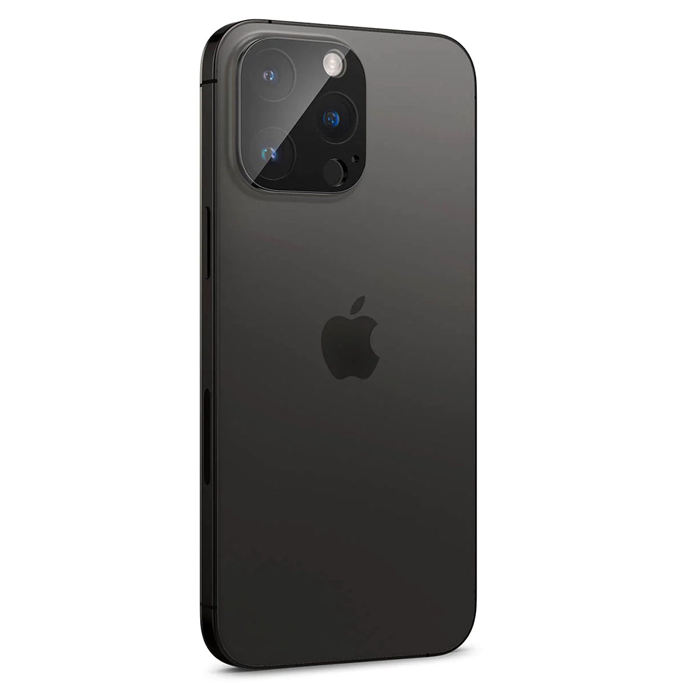 Pellicola protettiva per fotocamera posteriore Techsuit per Apple iPhone 14 Pro Max / 14 Pro, vetro temperato, nero