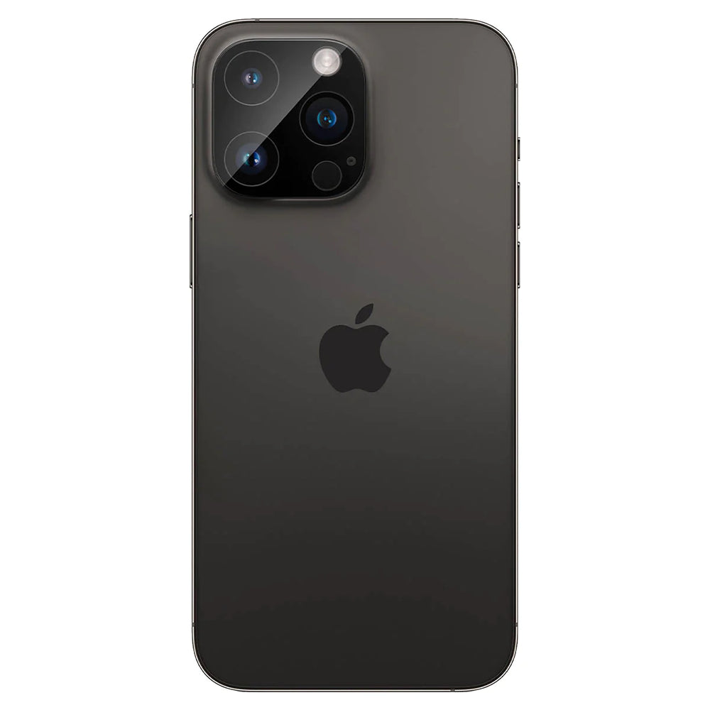 Pellicola protettiva per fotocamera posteriore Techsuit per Apple iPhone 14 Pro Max / 14 Pro, vetro temperato, nero