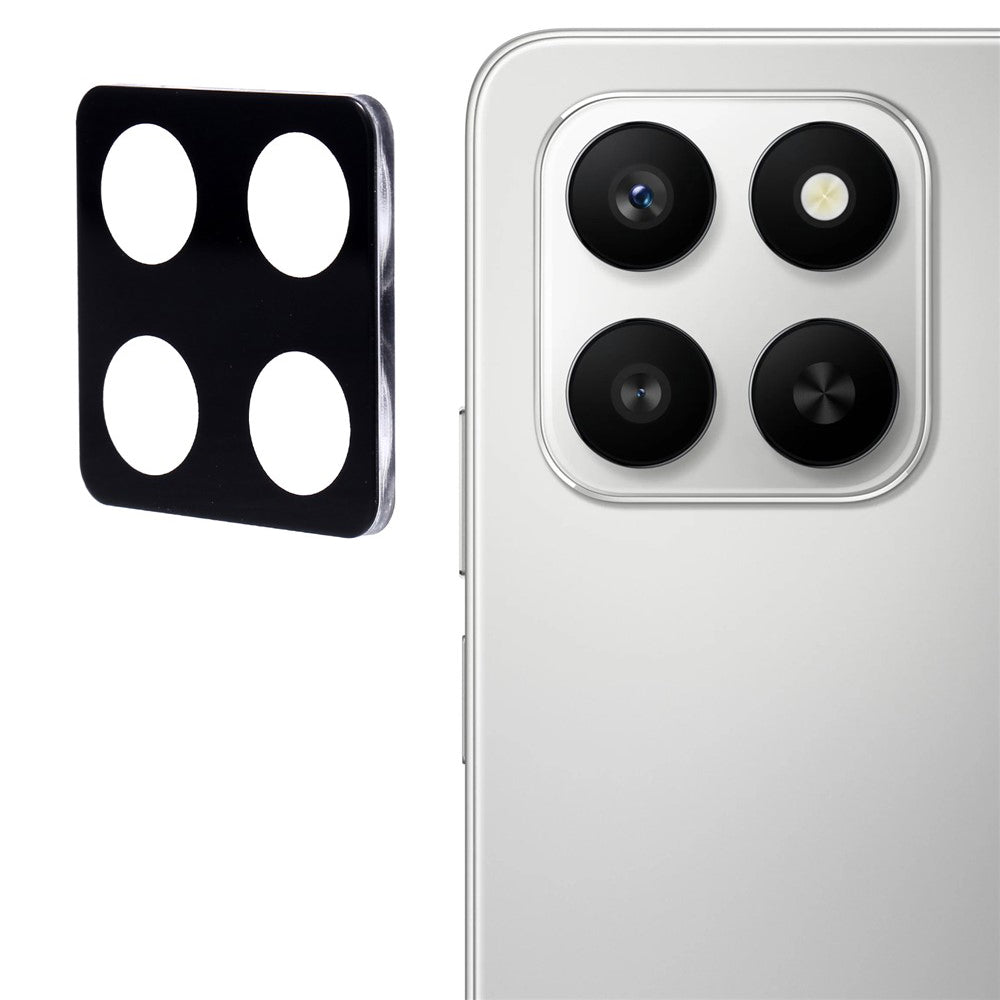 Pellicola protettiva Techsuit per Fotocamera Posteriore per Honor 400 Smart 4G / X7d 4G / 400 Smart 5G, Vetro Temperato, Nero