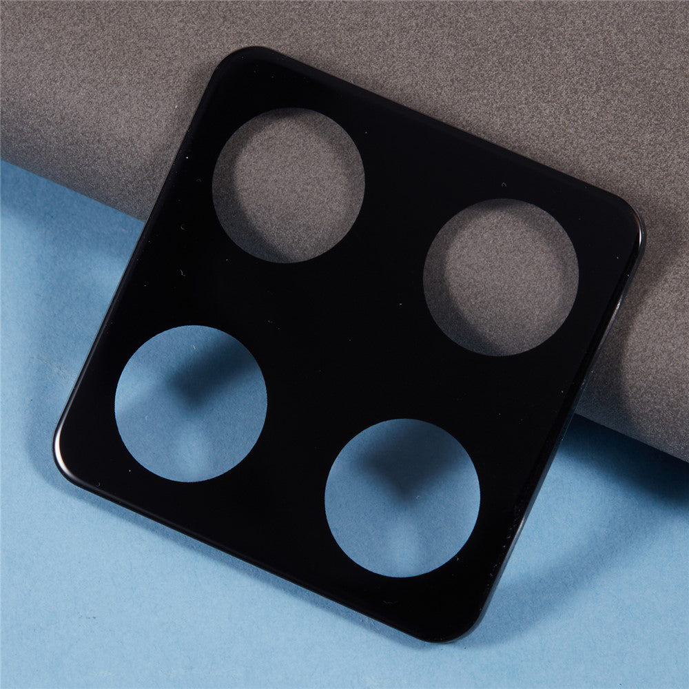 Pellicola protettiva Techsuit per Fotocamera Posteriore per Honor 400 Smart 4G / X7d 4G / 400 Smart 5G, Vetro Temperato, Nero