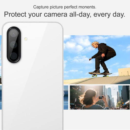 Pellicola protettiva per fotocamera posteriore Techsuit per Samsung Galaxy A17 4G / A17 5G, vetro temperato, nero