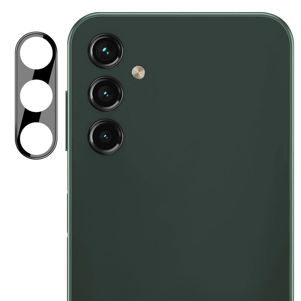 Pellicola protettiva per fotocamera posteriore Techsuit per Samsung Galaxy A54 A546, vetro temperato, nero