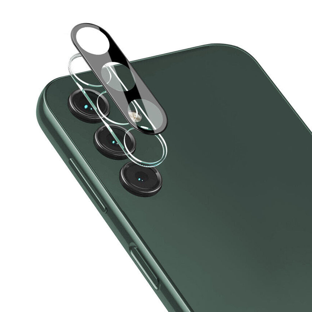 Pellicola protettiva per fotocamera posteriore Techsuit per Samsung Galaxy A54 A546, vetro temperato, nero