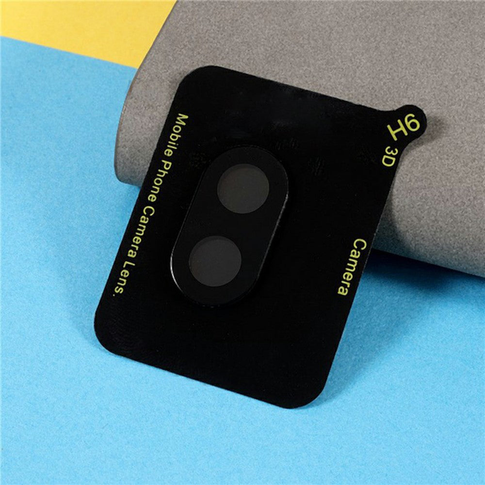 Pellicola protettiva per fotocamera posteriore Techsuit per Samsung Galaxy Z Flip8 F776, vetro temperato, nero