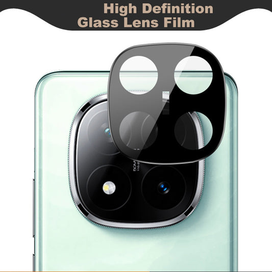 Pellicola protettiva per fotocamera posteriore Techsuit per Xiaomi Redmi Note 14 Pro+ 5G, vetro temperato, nero