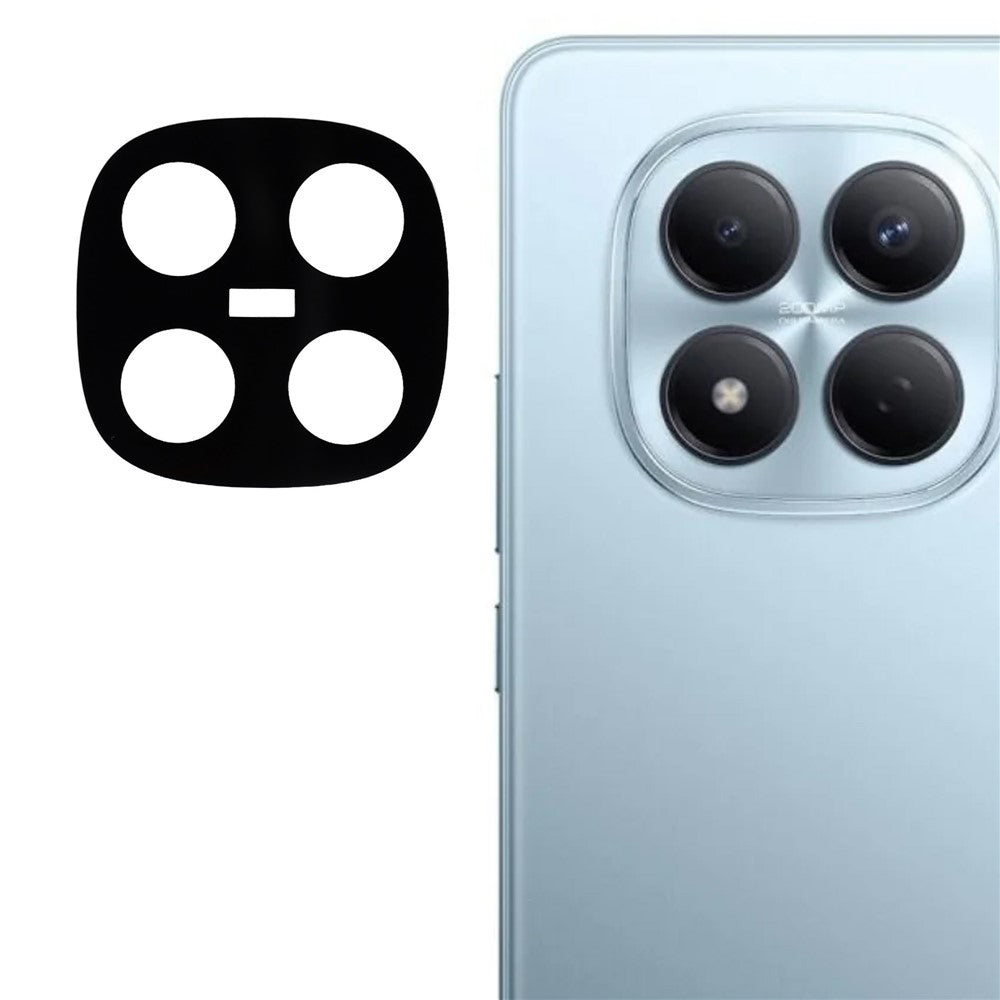Pellicola protettiva Techsuit per la fotocamera posteriore Xiaomi Redmi Note 15 Pro 4G, Vetro Temperato, Nero