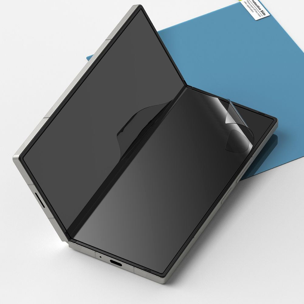 Pellicola protettiva interna per schermo Ringke Dual Easy per Samsung Galaxy Z Fold6 F956, Plastica, Set 2 pezzi