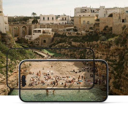 Protezione dello schermo della privacy Ringke Easy Slide per Apple iPhone 16 / 15, vetro protetto, colla completa, set 2 pezzi