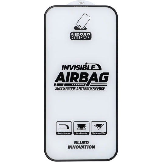Proteggi schermo Mr Monkey Glass Anti-broken per Apple iPhone 16, scudo di vetro, colla completa, 5D, nero