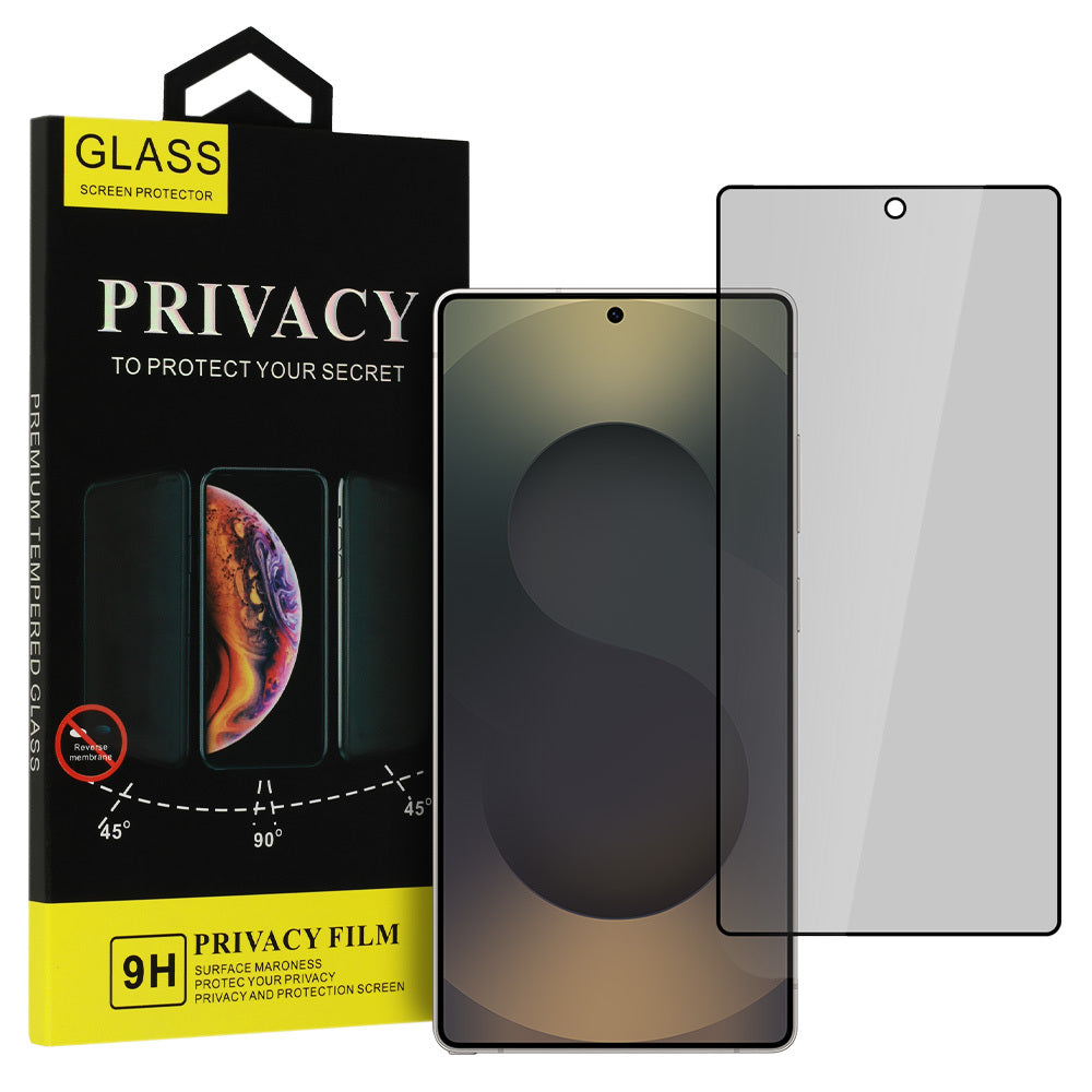 Pellicola protettiva per schermo Privacy OEM Shield Screen per Samsung Galaxy S25 Ultra S938, Vetro temperato, Full Glue