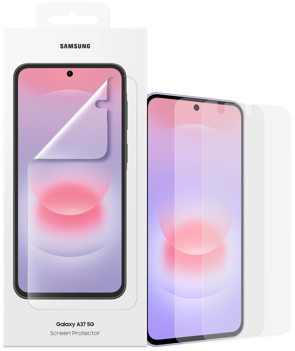 Pellicola protettiva per schermo Samsung per Galaxy A37 5G, Plastica, Set 2 pezzi EF-UA376CTEGWW