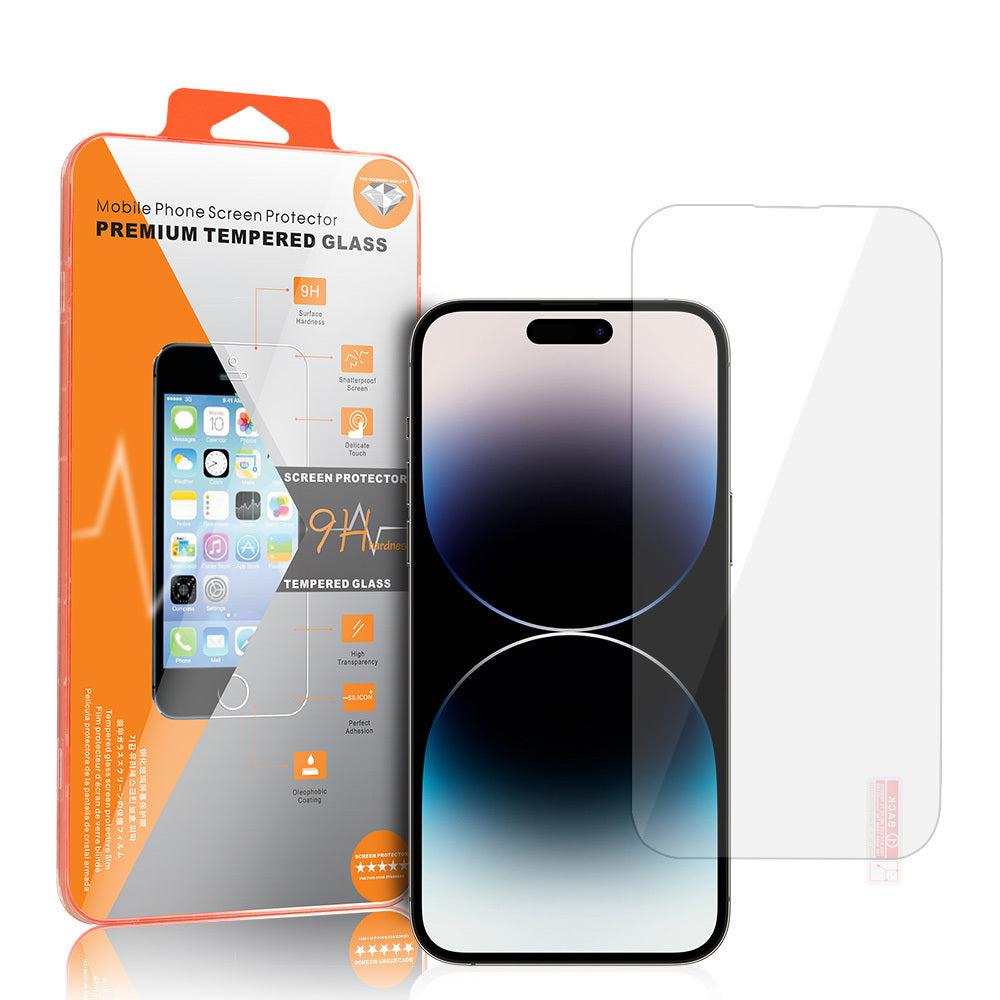 Pellicola protettiva schermo OEM Orange per Apple iPhone 18 Pro / 17 Pro / 17 / 16 Pro, Vetro temperato, Full Glue