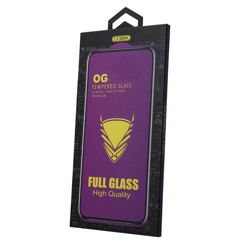 Pellicola protettiva per schermo OEM OG Premium per Samsung Galaxy S23 S911 / S22 5G S901, Vetro temperato, Colla completa, Nera