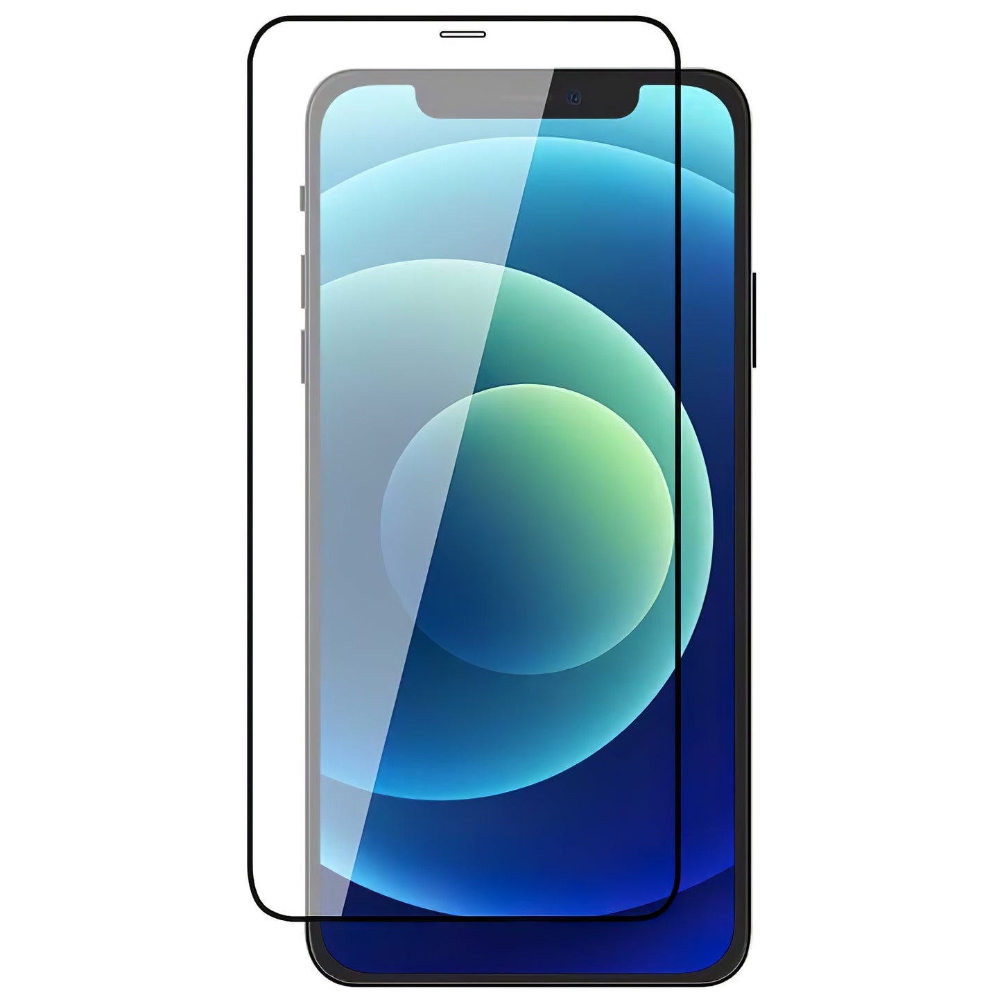 Pellicola protettiva per Apple iPhone 12 / 12 Pro, copertura protettiva dello schermo Veason PRO per Apple iPhone 12 / 12 Pro, vetro, colla completa, 6D, nero