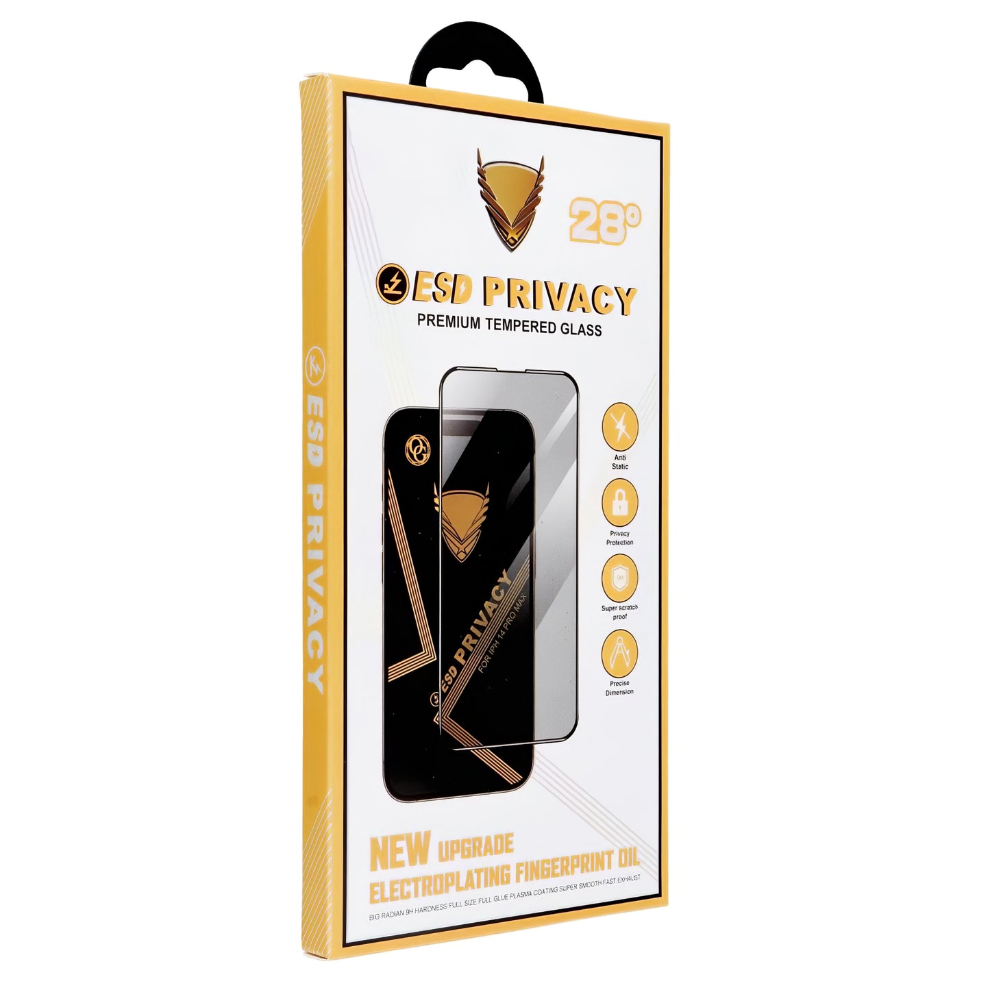 Pellicola protettiva Privacy ESD OG OG Premium ESD Privacy Screen Protector per Samsung Galaxy A05s A057, protetto da vetro, colla totale