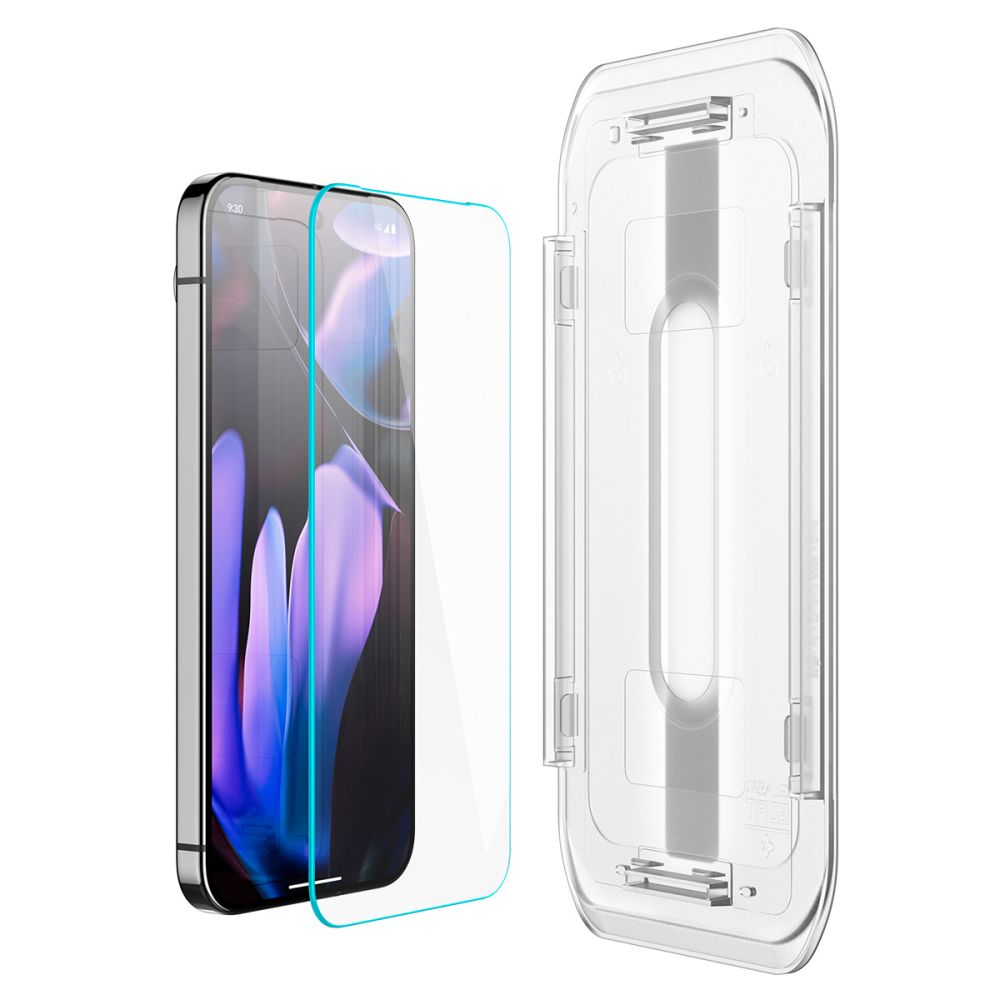 Spigen EZ FIT Pellicola protettiva per Google Pixel 9 / 9 Pro, protezione in vetro, colla completa, set 2 pezzi, 2.5D AGL08442 AGL08442