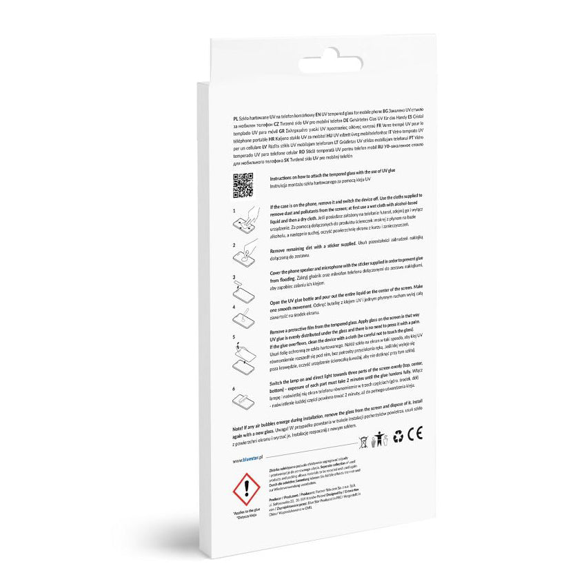 Blue Star Screen Protector per Samsung Galaxy S23 Ultra S918, colla UV, vetro protetto UV
