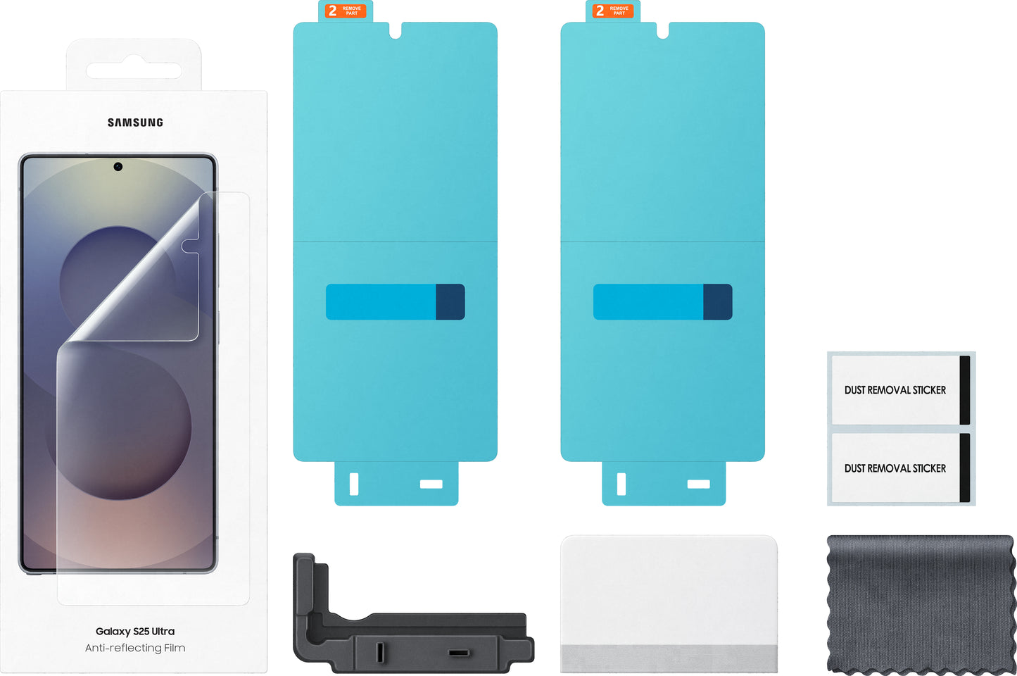 Pellicola protettiva Schermo Anti-riflesso per Samsung Galaxy S25 Ultra S938, Plastica, Set 2 pezzi EF-US938CTEGWW