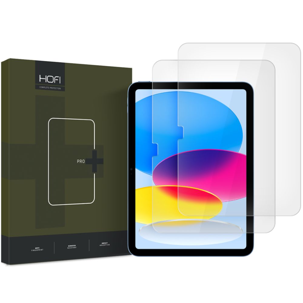 Pellicola protettiva per schermo HOFI PRO+ per Apple iPad (2025) / (2022), Vetro temperato, Full Glue, Set 2 pezzi