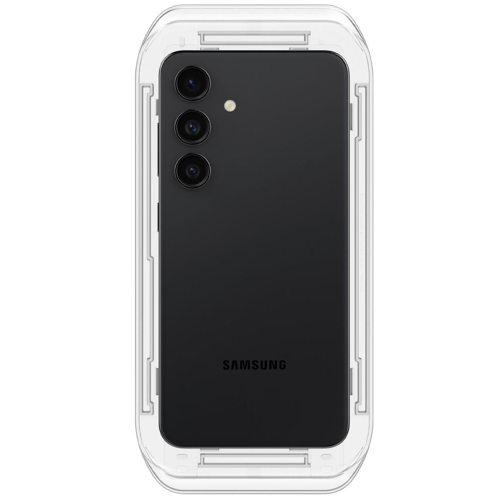 Pellicola Protettiva Schermo Spigen GlastR EZ FIT per Samsung Galaxy S25+ S936 / S24+ S926, Vetro Temperato, Full Glue, Set 2 pezzi AGL07432