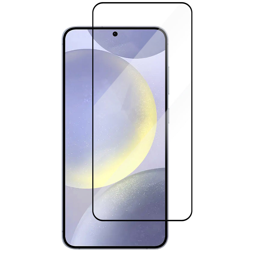 Pellicola Protettiva Schermo Vmax per Samsung Galaxy S24+ S926, Vetro Temperato, Full Glue, 9D, Nera