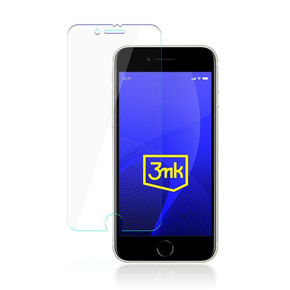 Pellicola protettiva per schermo 3MK FlexibleGlass per Apple iPhone SE (2022) / SE (2020) / 8 / 7, Vetro Flessibile, Full Glue