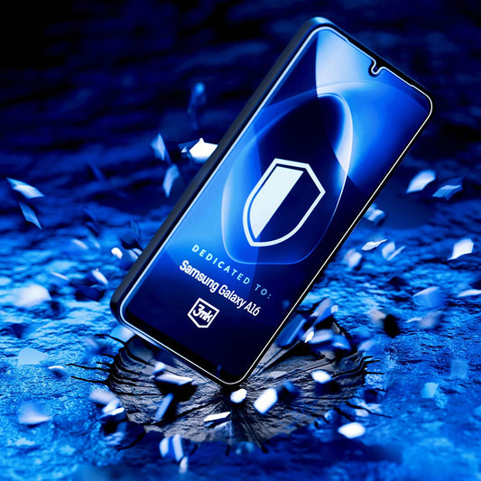 Pellicola Protettiva Schermo 3MK FlexibleGlass per Samsung Galaxy A15 5G A156 / A15 A155, Vetro Flessibile, Full Glue