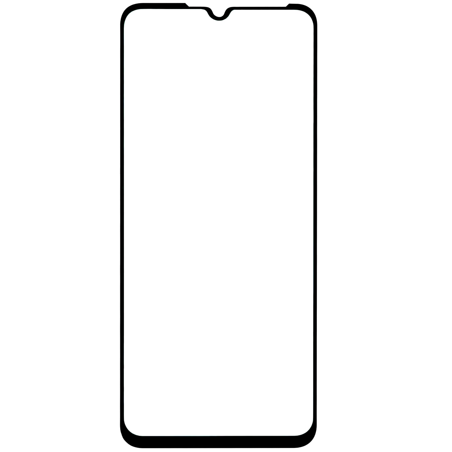 Protezione dello schermo BLUE Shield per Samsung Galaxy A14 A145 / A14 5G A146, schermo di vetro, colla completa, compatibile con la custodia, nero