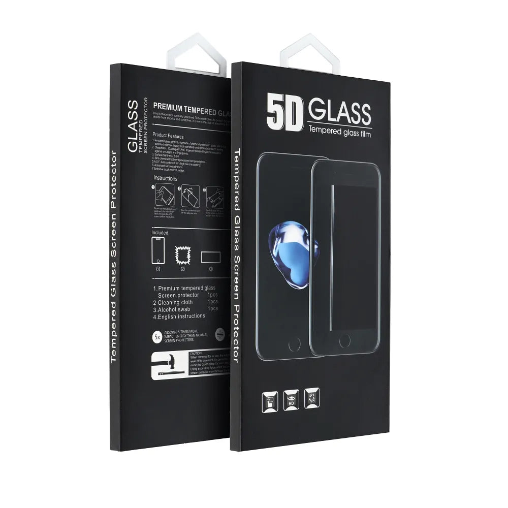 Pellicola protettiva per schermo OEM per Honor X9c / Magic7 Lite, Vetro temperato, Full Glue, 5D, Nero