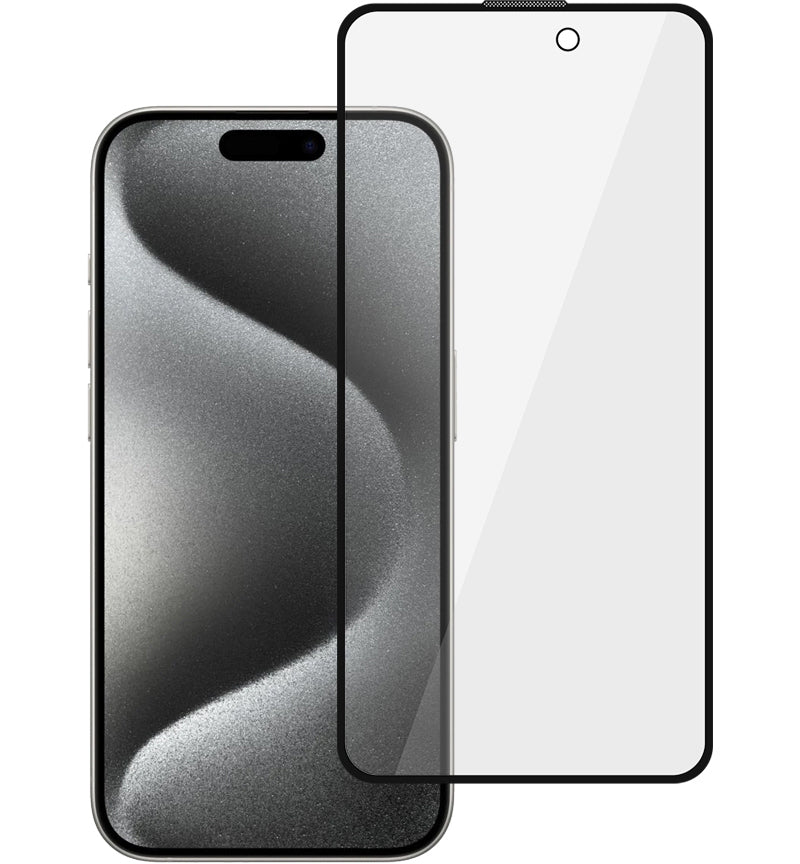 Pellicola protettiva per schermo Privacy Tel Protect 10X Plus Titanium per Apple iPhone 17 / 16 Pro, Vetro Temperato, Full Glue