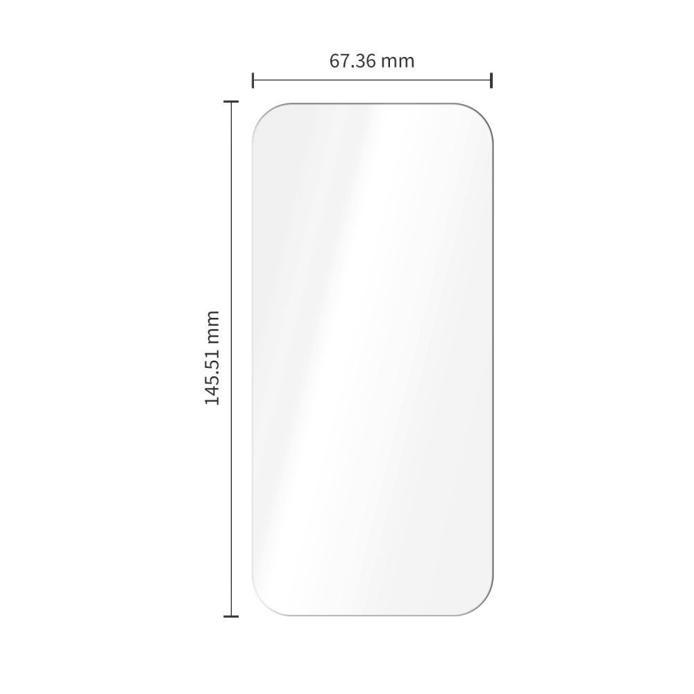 Pellicola protettiva per schermo Tech-Protect OneTouch per Apple iPhone 18 Pro / 17 Pro, Vetro temperato, Full Glue, Set 2 pezzi, Trasparente