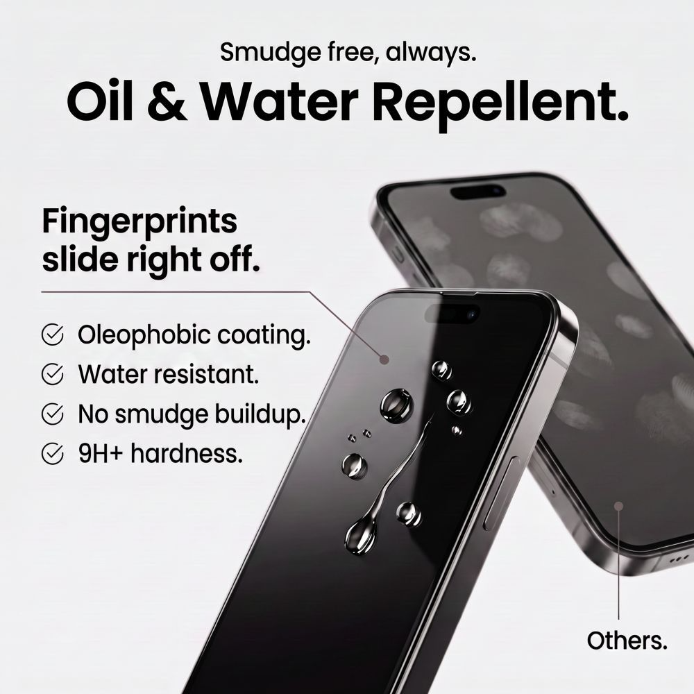 Pellicola protettiva per schermo Tech-Protect OneTouch per Apple iPhone 18 Pro / 17 Pro, Vetro temperato, Full Glue, Set 2 pezzi, Trasparente