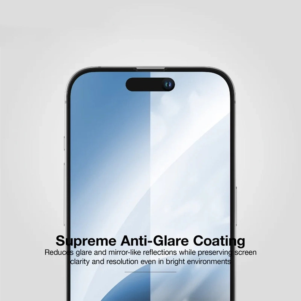 Pellicola Protettiva Schermo Anank 10X Reinforced CG per Apple iPhone 17 Pro Max, Vetro Temperato, Full Glue, 2.5D, Nera