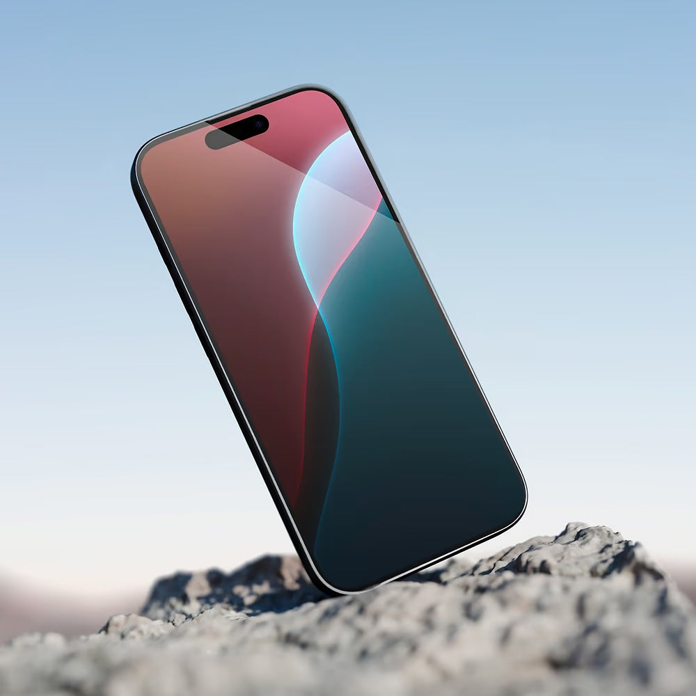 Pellicola Protettiva Schermo Anank 5X Rinforzata Invisibile per Apple iPhone 17 Pro, Vetro Temperato, Full Glue, 3D, Nera
