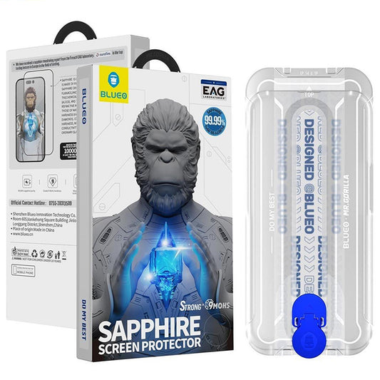 Pellicola protettiva Schermo Blueo Anti-Static HD per Apple iPhone 17 Air, Vetro Temperato, Full Glue, Nera